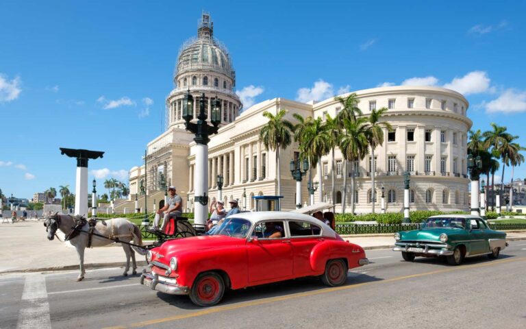 Cuba Cars and Capitol in Havana