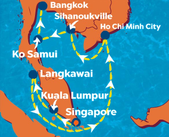 singapore bangkok cruise