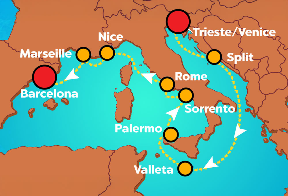 Atlantis Venice to Barcelona on Virgin Voyages